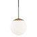 Paige One Light Pendant in Aged Brass (428|H193701S-AGB)
