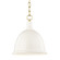 Blair One Light Pendant in Aged Brass/Cream (428|H238701S-AGB/CR)