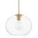 Margot One Light Pendant in Aged Brass (428|H270701XL-AGB)