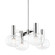 Harlow Four Light Chandelier in Polished Nickel (428|H403804-PN)