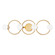 Hope Four Light Bath and Vanity in Gold Leaf (428|H413304-GL)