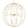 Alanis Three Light Pendant in Aged Brass (428|H485701L-AGB)