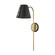 Meta LED Wall Sconce in Aged Brass (428|HL174201-AGB/BK)