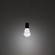 Plum LED Mini Pendant in Black (281|PD-40106-BK)