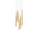 Cascade LED Pendant in Aged Brass (281|PD-41709R-AB)