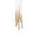 Cascade LED Pendant in Aged Brass (281|PD-41809R-AB)