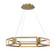 Mies LED Chandelier in Aged Brass (281|PD-50835-AB)