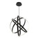 Kinetic LED Chandelier in Black (281|PD-61738-BK)