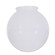 Glass in Sprayed Glossy White (72|50-143)
