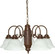 Chandelier Five Light Chandelier in Old Bronze (72|60-1291)
