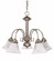 Ballerina Five Light Chandelier in Brushed Nickel (72|60-181)