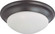 Close to Ceiling Mahogany Bronze Three Light Flush Mount in Mahogany Bronze (72|60-3177)