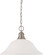 Pendants Brushed Nickel One Light Pendant in Brushed Nickel (72|60-3258)