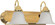 Ballerina Two Light Vanity in Polished Brass (72|60-328)