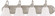 Ballerina Four Light Vanity in Brushed Nickel (72|60-3281)