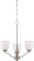 Patton Three Light Chandelier in Brushed Nickel (72|60-5036)