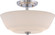 Willow Two Light Semi Flush Mount in Polished Nickel (72|60-5806)