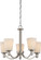 Laguna Five Light Chandelier in Brushed Nickel (72|60-5825)