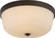 Laguna Three Light Flush Mount in Forest Bronze (72|60-5924)