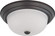 Two Light Flush Mount in Mahogany Bronze (72|60-6011)