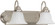 Two Light Vanity in Brushed Nickel (72|60-6074)
