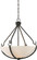 Sherwood Four Light Pendant in Iron Black / Brushed Nickel Accents (72|60-6125)