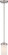 Polaris One Light Mini Pendant in Brushed Nickel (72|60-615)
