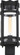 Tofino One Light Post Lantern in Textured Black (72|60-6575)