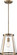 Bruge One Light Pendant in Burnished Brass / Clear (72|60-6697)