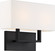 Tribeca Two Light Vanity in Aged Bronze / White Fabric (72|60-6719)