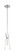 Bahari One Light Mini Pendant in Polished Nickel (72|60-6868)