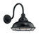 Newbridge One Light Outdoor Wall Mount in Gloss Black / Silver (72|60-7002)