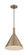 Lightcap One Light Pendant in Burnished Brass (72|60-7118)