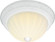 Three Light Flush Mount in Textured White (72|SF76-129)