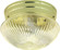 One Light Flush Mount in Polished Brass (72|SF76-250)