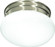 One Light Flush Mount in Brushed Nickel (72|SF76-601)