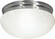 Two Light Flush Mount in Brushed Nickel (72|SF76-677)