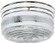 Two Light Flush Mount in Polished Chrome (72|SF77-102)
