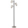 Donatello Three Light Floor Lamp in Brushed Nickel/Brushed Steel (24|41R49)