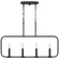 Abner Four Light Linear Chandelier in Matte Black (10|ABR432MBK)