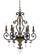 Marquette Six Light Chandelier in Heirloom (10|MQ5006HL) Marquette Six Light Chandelier in Heirloom (10|MQ5006HL)