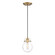 Sidwell One Light Mini Pendant in Weathered Brass (10|SDL1506WS)