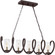 Tumult Five Light Island Chandelier in Western Bronze (10|TMT540WT)