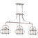 Trilogy Three Light Island Chandelier in Brushed Nickel (10|TRG338BN)