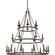 Voyager 24 Light Chandelier in Malaga (10|VYR5024ML) Voyager 24 Light Chandelier in Malaga (10|VYR5024ML)