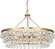 Bling Six Light Chandelier in Antique Brass (165|1004)