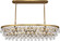 Bling Eight Light Chandelier in Antique Brass (165|1007)