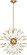 Andromeda Eight Light Pendant in Modern Brass w/Clear Acrylic Rods (165|165)