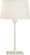 Real Simple One Light Table Lamp in Stardust White Powder Coat over Steel (165|1802)