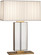 Sloan Two Light Table Lamp in Lead Crystal w/Aged Brass (165|1957)